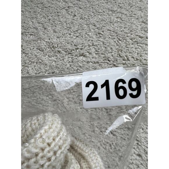 Arizona Jeans CO Cardigan Sweater Womens XS Cream Open Casual Embroidered - Picture 7 of 7